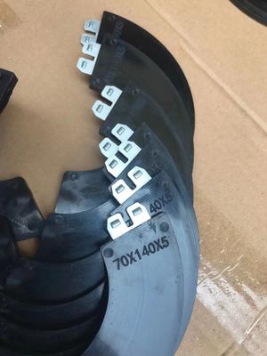 3 toneladas Excavador balde Shims Kit de aço Resina Material de borracha