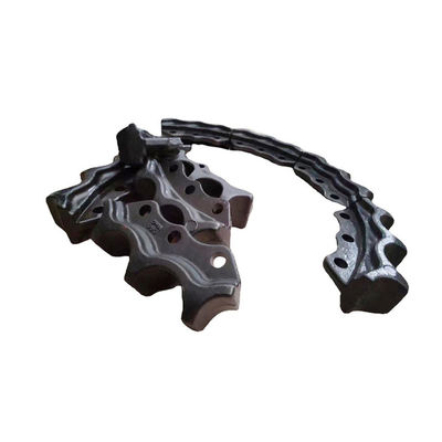 Rodas de accionamento de mini escavadeira preta polidas para Komatsu PC200