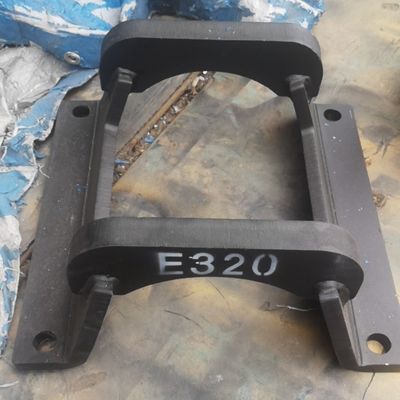 Q235 Excavadora de rocha Proteção de trilhos Link E320 16mm 30mm Acessórios de escavadora