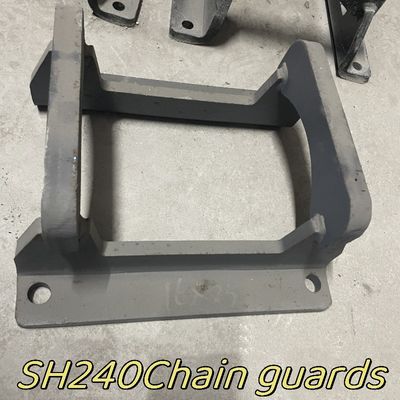 Q235 Excavadora de rocha Proteção de trilhos Link SH240 16cm 25cm Acessórios de escavadora