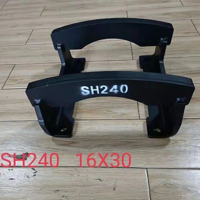 Q235 Excavadora de rocha Proteção de trilhos Link SH240 16cm 25cm Acessórios de escavadora