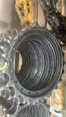 Venda direta da fábrica de rodas de apoio da esteira da escavadeira PC200, rodas guia, dentes de acionamento e peças do chassi de mineração