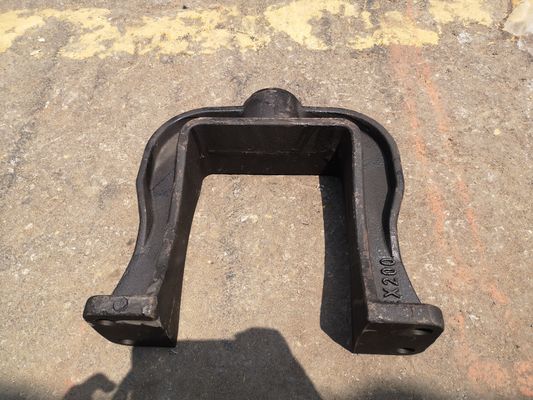 Base do conjunto mola/cilindro de tensão do chassi em U da escavadeira EX200, disponível para todos os modelos de escavadeiras.