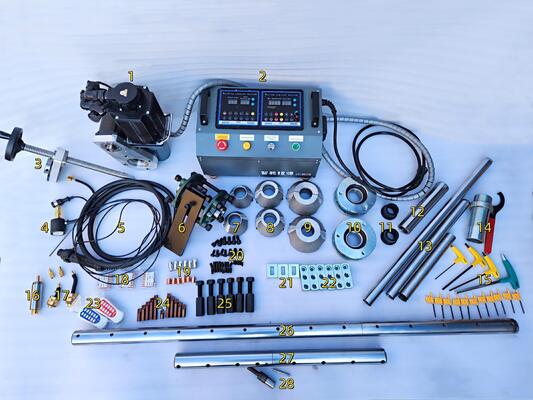 Máquina de perfurar portátil, Equipamento de reparação de buracos de máquinas de construção, Máquina de expansão de buracos de precisão no local