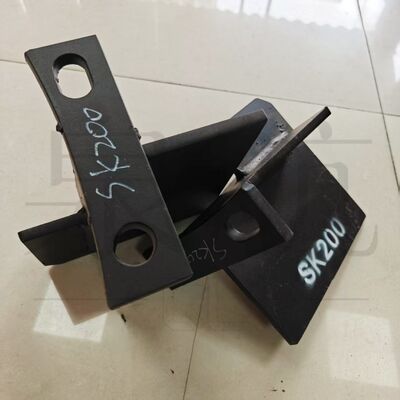 Placa raspadora de lama para escavadeira, aço liga resistente ao desgaste para guarda-lama do chassi da escavadeira Kobelco série SK200