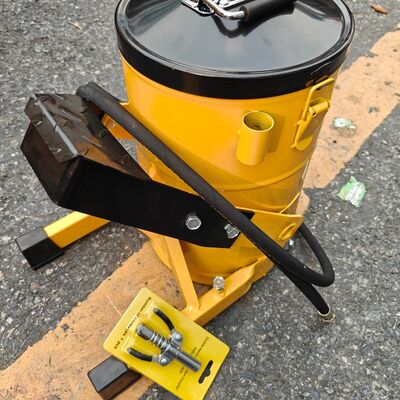 6L Pedal de Graxa Operado por Pé, Bomba de Graxa de Pedal de Alta Pressão para Lubrificação de Máquinas Escavadeiras