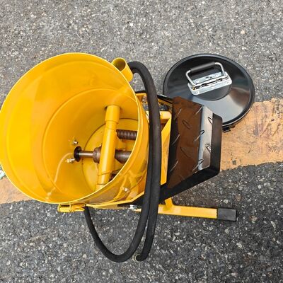 6L Pedal de Graxa Operado por Pé, Bomba de Graxa de Pedal de Alta Pressão para Lubrificação de Máquinas Escavadeiras