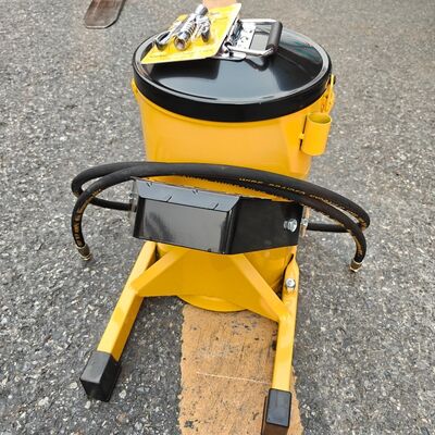 6L Pedal de Graxa Operado por Pé, Bomba de Graxa de Pedal de Alta Pressão para Lubrificação de Máquinas Escavadeiras
