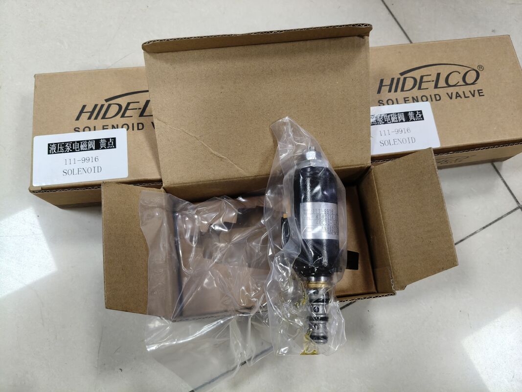 Válvula Solenoide de Bomba Hidráulica 111-9916 KDRDE5K-31/40E30 24V Compatível com Escavadeira CAT 320B 320C 320D 336D 345D